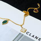 ¡®Star¡¯LUCKY SPRING 5 MOTIF GOLD BRACELET