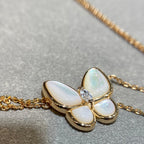 ¡®Star¡¯BUTTERFLY MOP DIAMOND NECKLACE