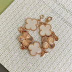 [Star]New CLOVER WHITE PEARL MOP 5 MOTIF BRACELET COLLECTION