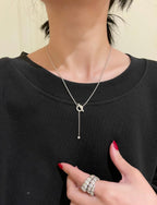 ¡®Star¡¯FINESSE SILVER DIAMOND NECKLACE