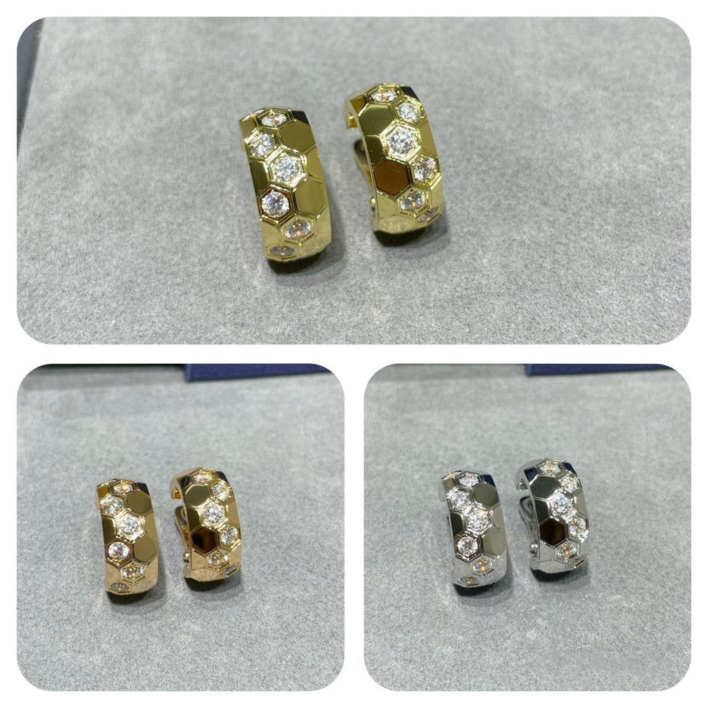 ¡®Star¡¯BEE LOVE DIAMOND HOOP EARRINGS