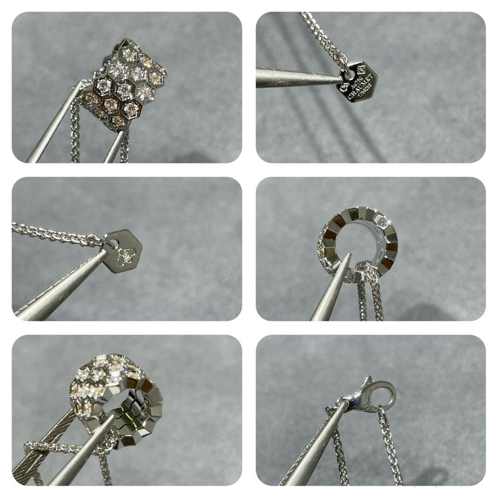 ¡®Star¡¯BEE LOVE DIAMOND PAVED 3 ROW NECKLACE