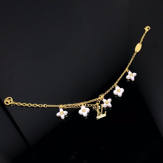 ¡®Moco¡¯LOGO 6 MOTIF STAR AND SUN GOLD BRACELET