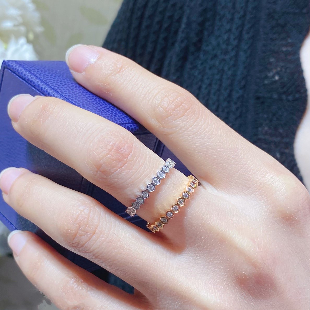 ¡®Star¡¯BEE LOVE DIAMOND PAVED SMALL RING