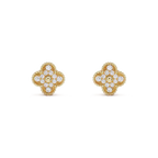 ¡®Star¡¯CLOVER MEDIUM 1 MOTIFS FUll DIAMOND EARRINGS