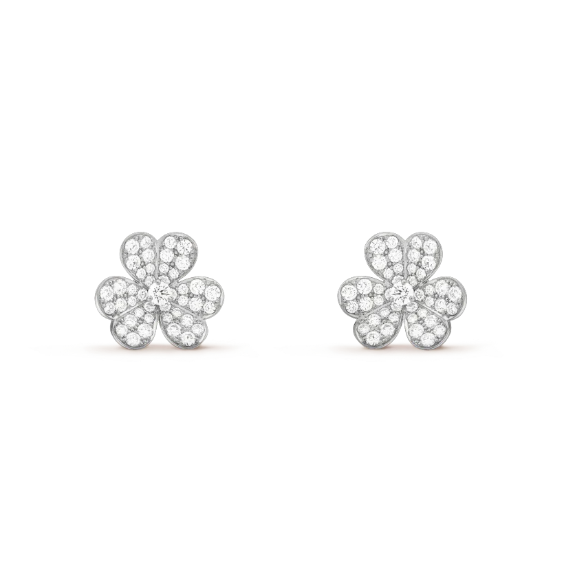 ¡®Star¡¯CLOVER COMOS DIAMOND EARRINGS SILVER