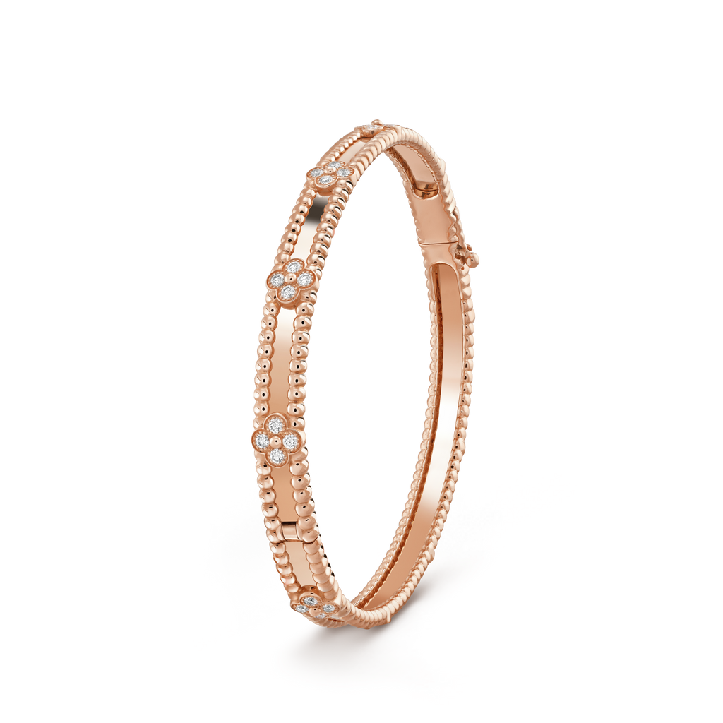 ¡®Star¡¯CLOVER BRACELET 4MM DIAMONDS