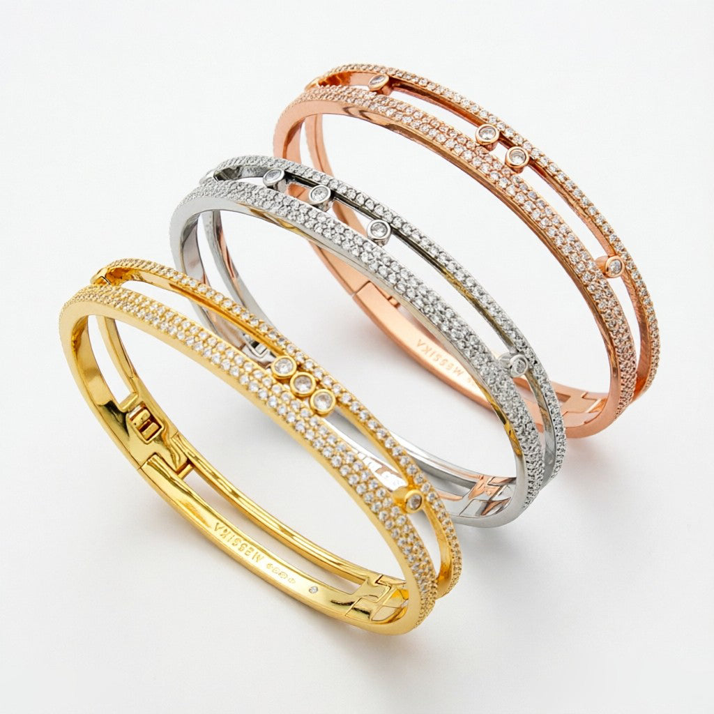 [moco jewelrys ]Move Romane pavé bangle