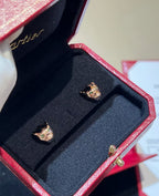 [Star] CHRRTAH-PRINT STUD EARRINGS, THREE COLORS