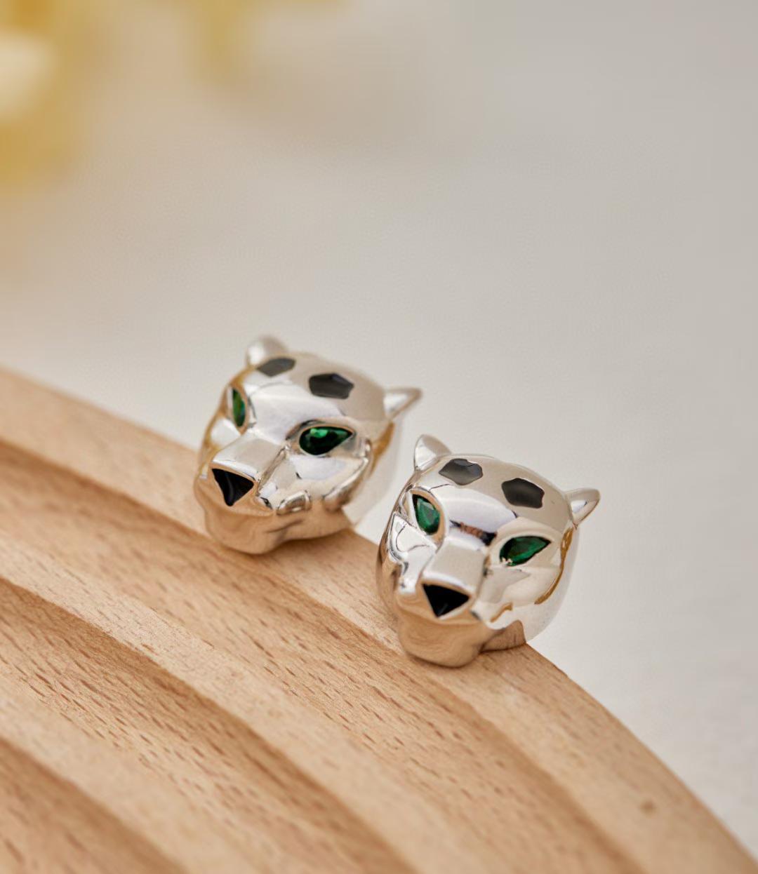 [Star] CHRRTAH-PRINT STUD EARRINGS, THREE COLORS