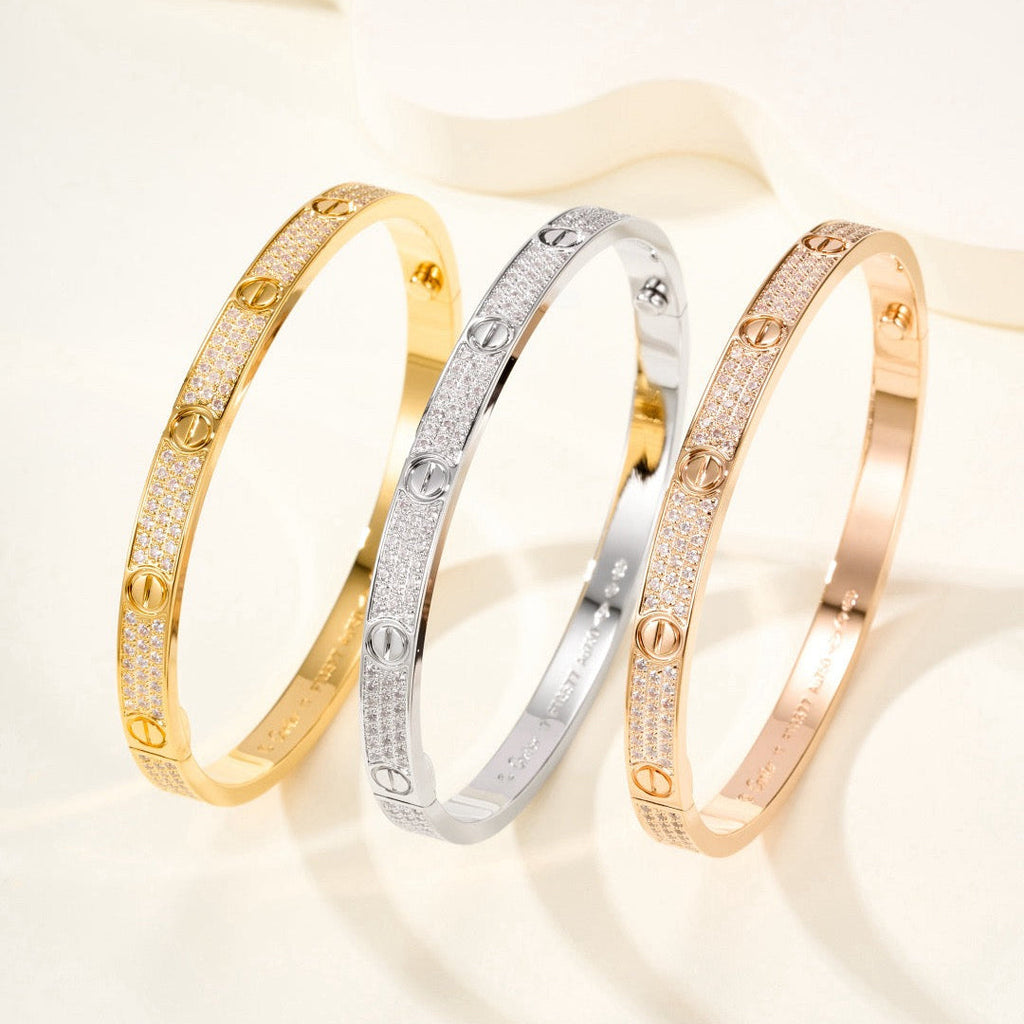 ¡®Star¡¯LOVE BRACELET 4.8MM DIAMOND-PAVED