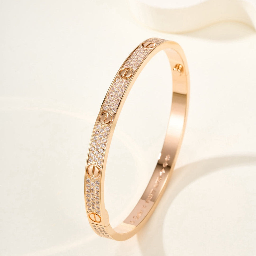 ¡®Star¡¯LOVE BRACELET 4.8MM DIAMOND-PAVED