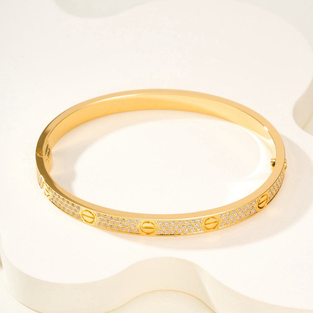 ¡®Star¡¯LOVE BRACELET 4.8MM DIAMOND-PAVED