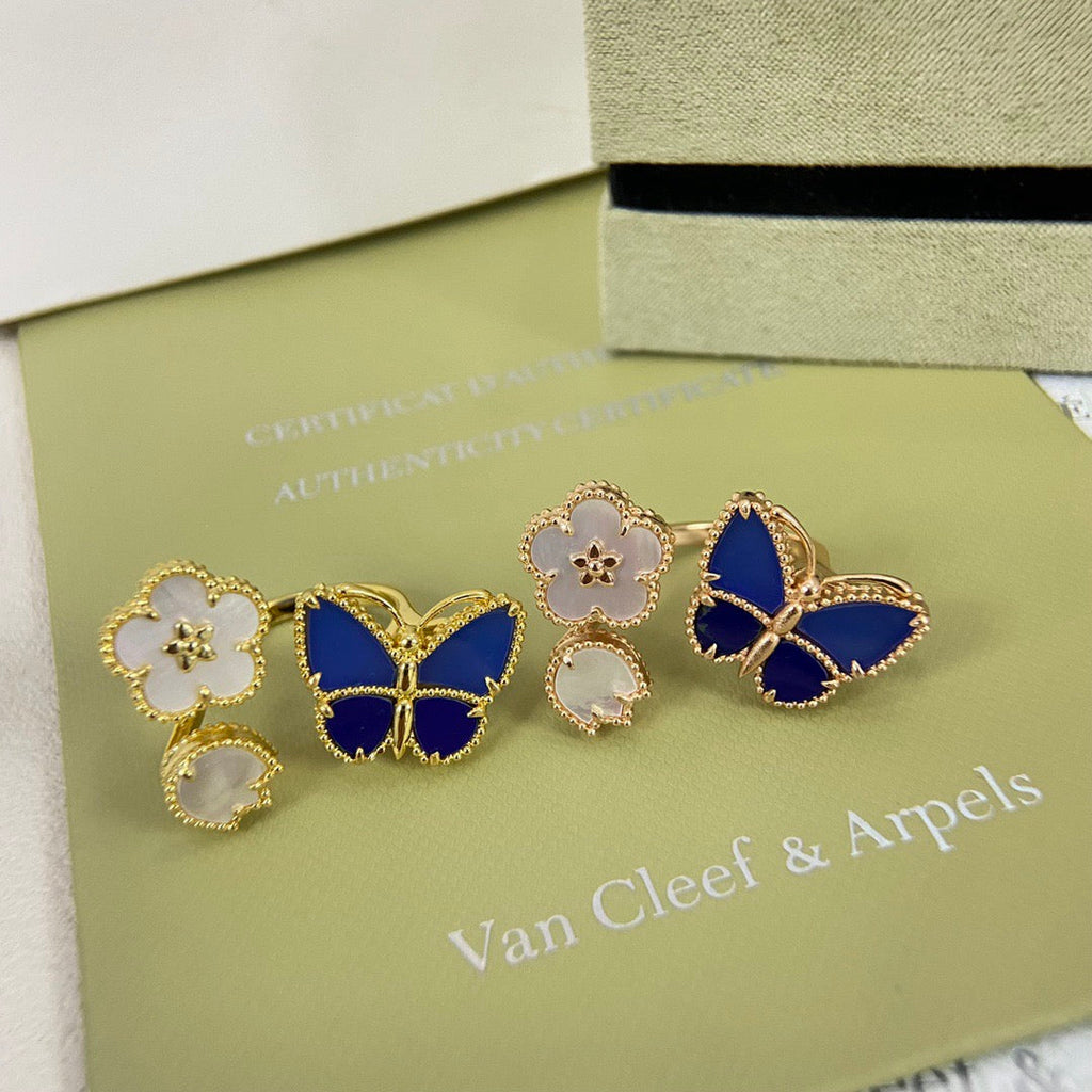 [Star] 2026 NEW MODEL SPRING LUCKY 3 MOTIF GOLD RING