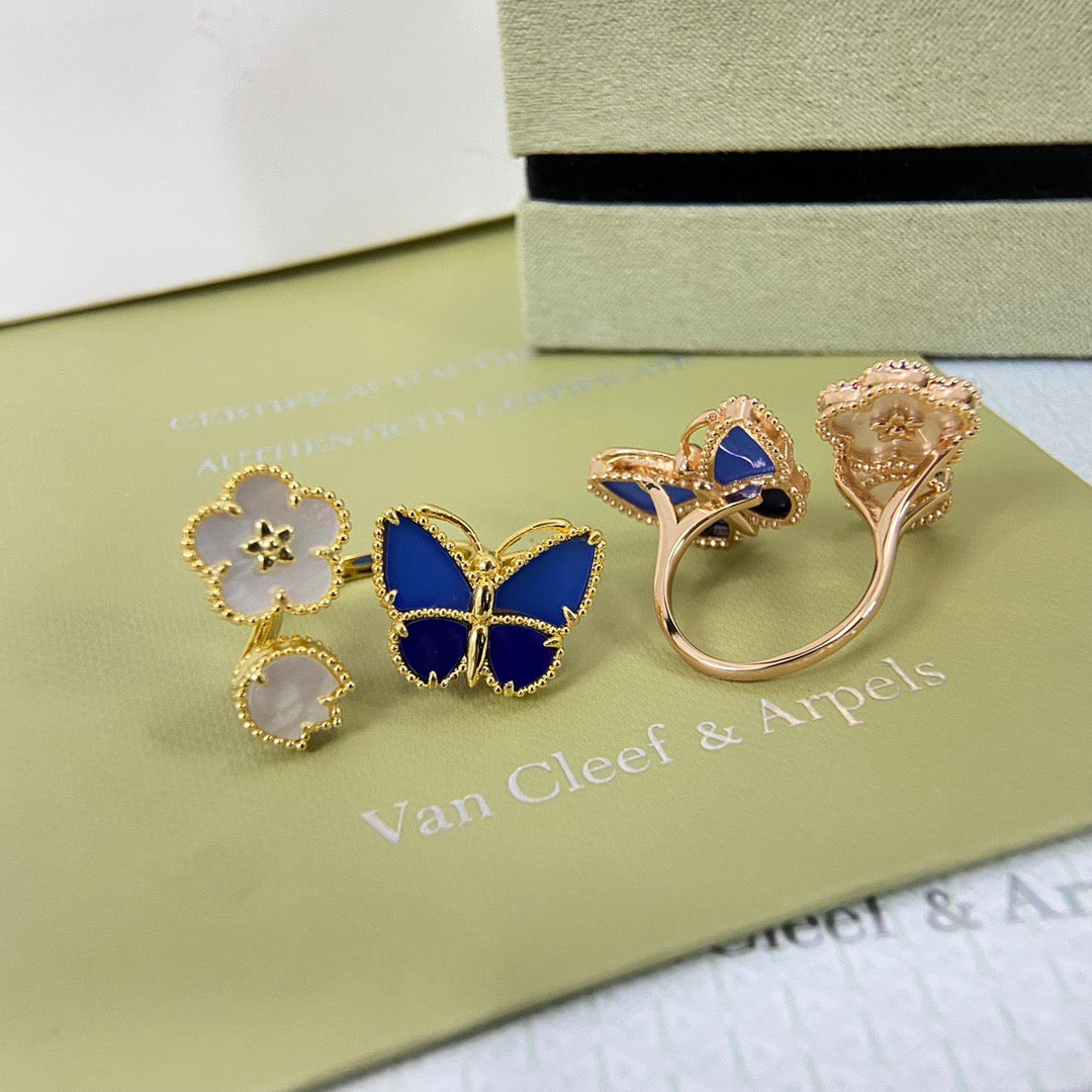 [Star] 2026 NEW MODEL SPRING LUCKY 3 MOTIF GOLD RING