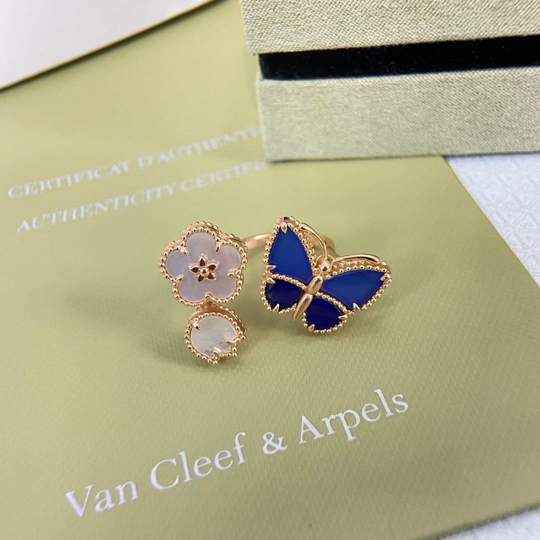 [Star] 2026 NEW MODEL SPRING LUCKY 3 MOTIF GOLD RING
