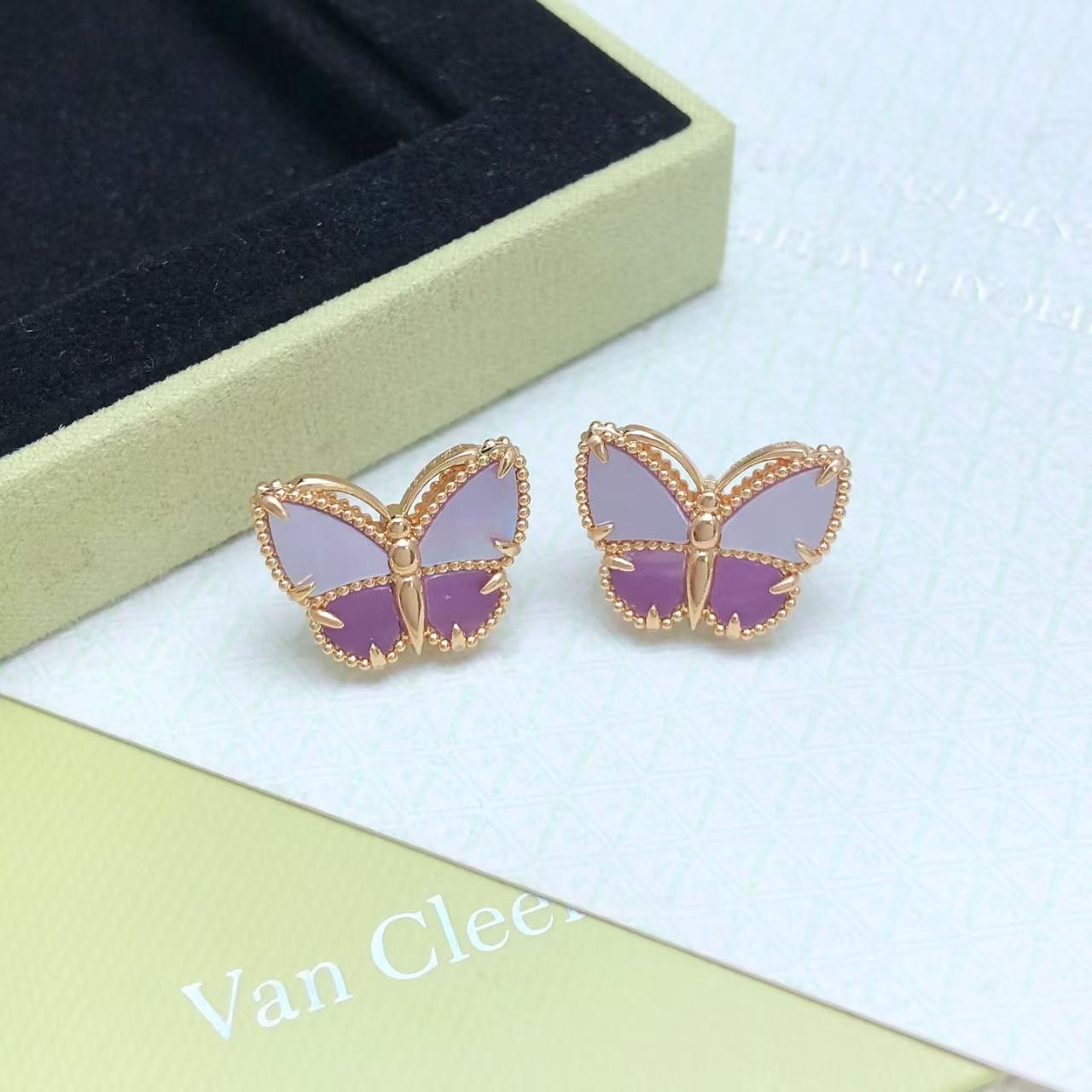 [Moco ] 26 NEW CLOVER LUCKY LIGHT PURPLE SET