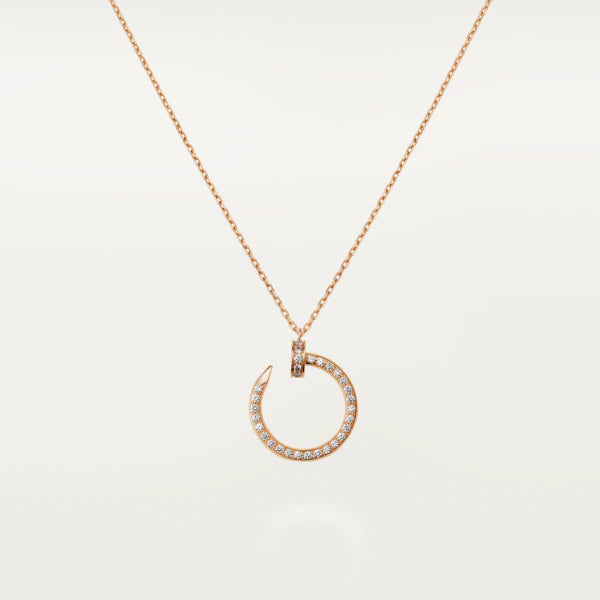 ¡®Star¡¯JUSTE NECKLACE PINK GOLD DIAMONDS