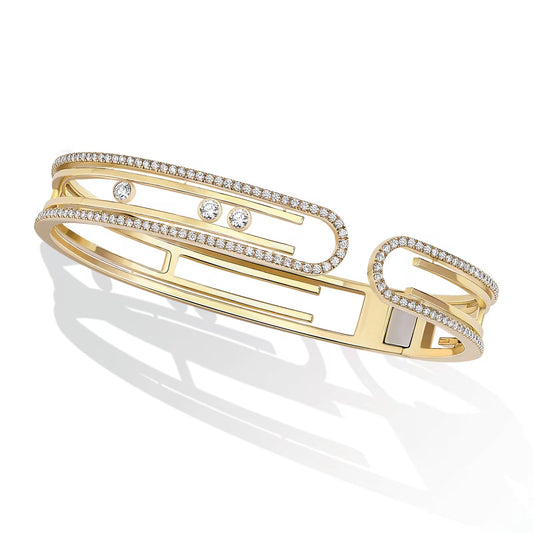 [moco jewelrys ]MOVE 10TH PAVED DIAMOND BRACELET