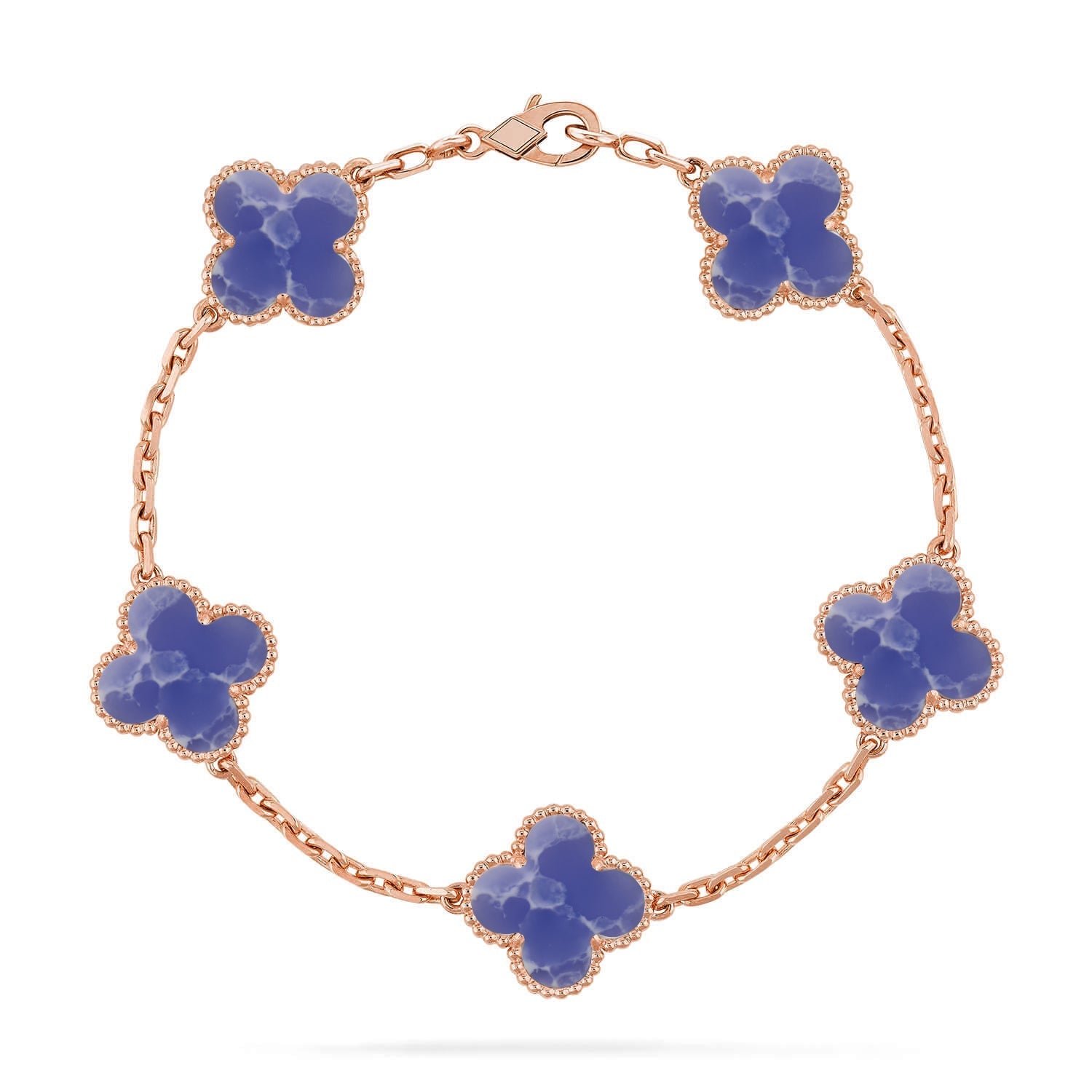 [Star]New CLOVER 5 MOTIF BLUE VEINS BRACELET COLLECTION