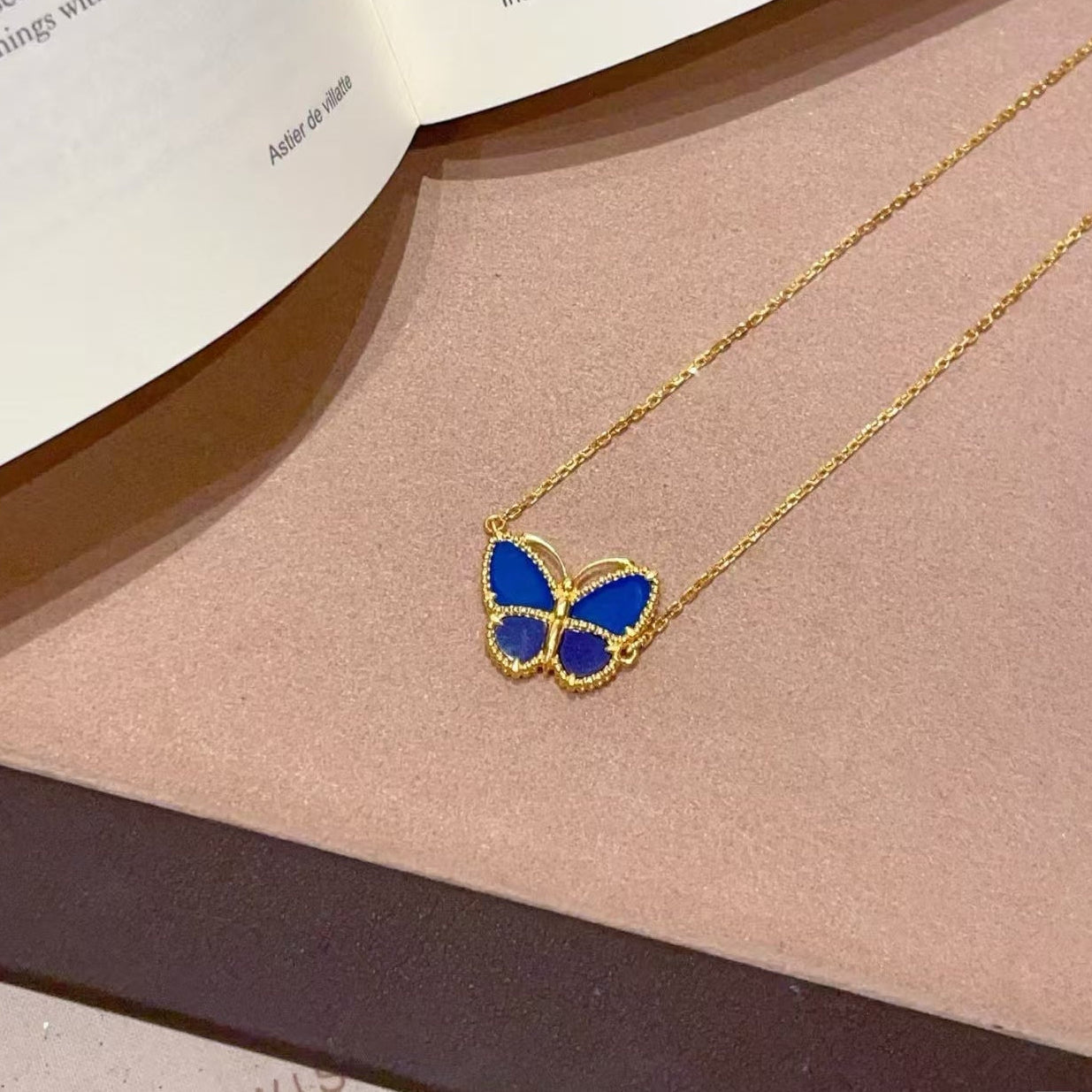 [Star] 2026 BUTTERFLY BLUE   NECKLACE