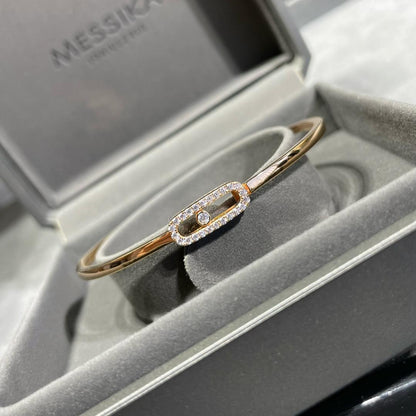 [moco jewelrys ]Move Uno pavé flex bangle medium