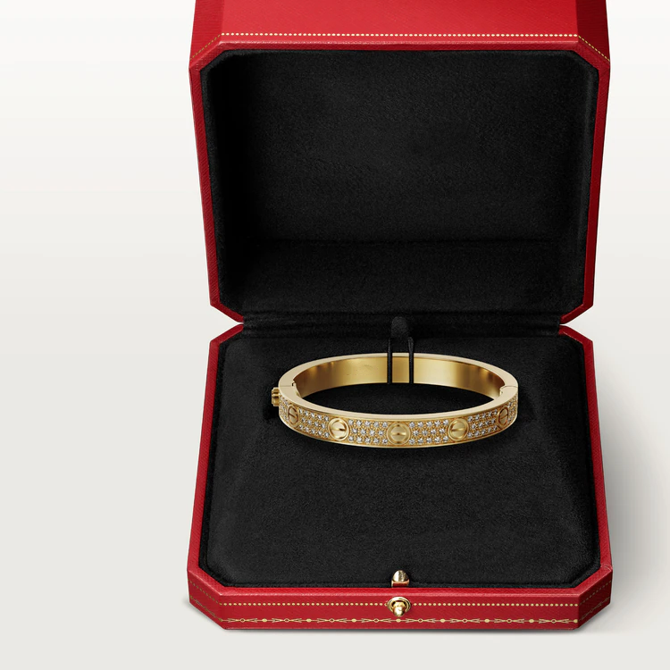 ¡®Star¡¯LOVE BRACELET 6.1MM DIAMOND-PAVED