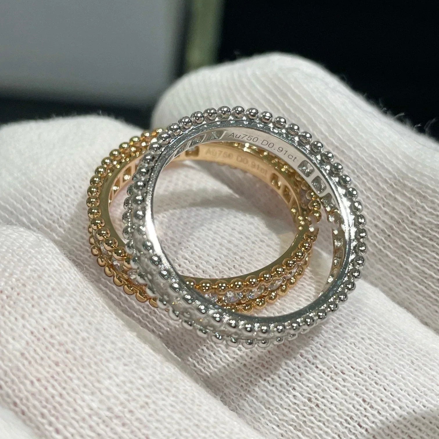 ¡®Star¡¯PERLEE DIAMOND ROSE GOLD RING