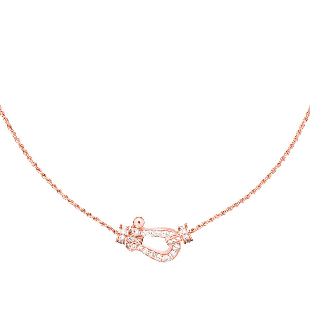 ¡®Star¡¯FORCE 10 PINK GOLD DIAMOND NECKLACE