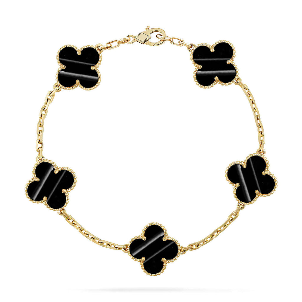 [Star]New  CLOVER 5 MOTIF PULSAR STONE BRACELET COLLECTION