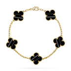 [Star]New  CLOVER 5 MOTIF PULSAR STONE BRACELET COLLECTION