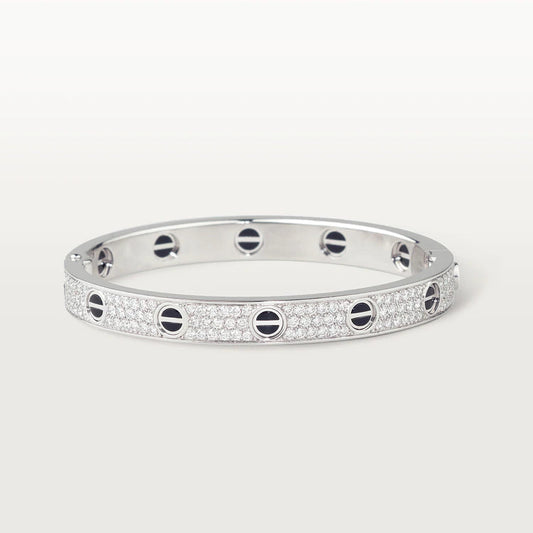 ¡®Moco¡¯LOVE BRACELET 6.1MM DIAMOND-PAVED CERAMIC