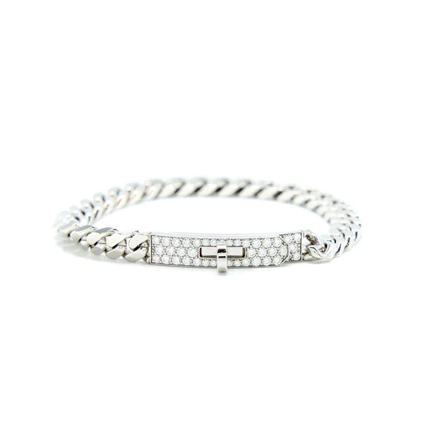 ¡®Star¡¯KELLY CHAIN SILVER DIAMOND BRACELET