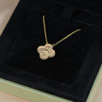 ¡®Star¡¯CLOVER 15MM  BRONZING NECKLACE