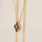 ¡®Star¡¯CLOVER 15MM DIAMOND AND MOTHER-OF-GREY NECKLACE