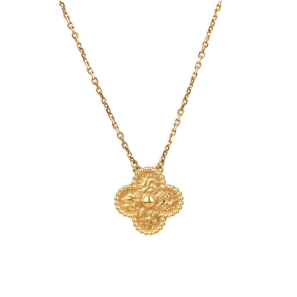 ¡®Star¡¯CLOVER 15MM  BRONZING NECKLACE