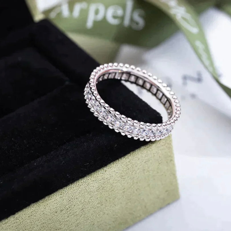 ¡®Star¡¯PERLEE DIAMOND SILVER RING