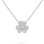 ¡®Star¡¯CLOVER DIAMOND NECKLACE SILVER