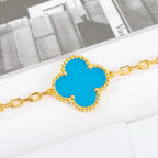 [Star]New  CLOVER 5 MOTIF TURQUOISE BRACELET COLLECTION