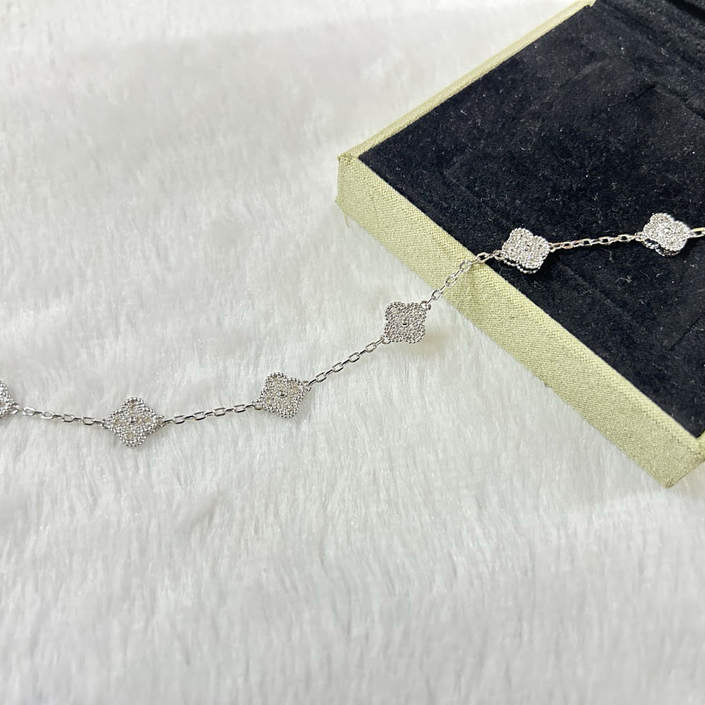 [Star]New CLOVER 6 MOTIF DIAMOND BRACELET