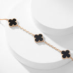¡®Star¡¯CLOVER 10 MOTIFS ONYX NECKLACE