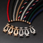 ¡®Star¡¯FORCE LARGE HORSESHOE FULL DIAMOND BRACELET SILVER