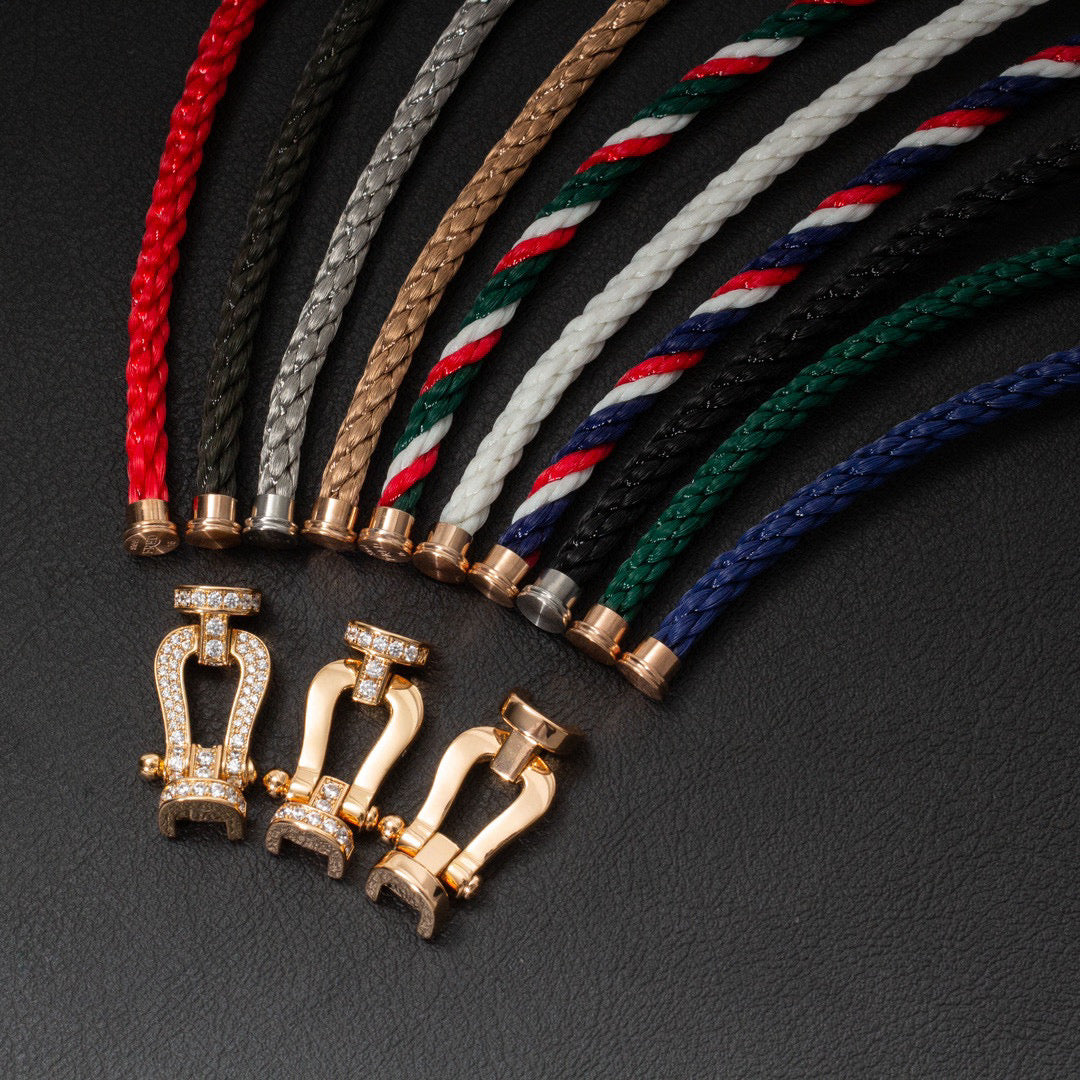 ¡®Star¡¯FORCE LARGE HORSESHOE NO DIAMOND BRACELET SILVER