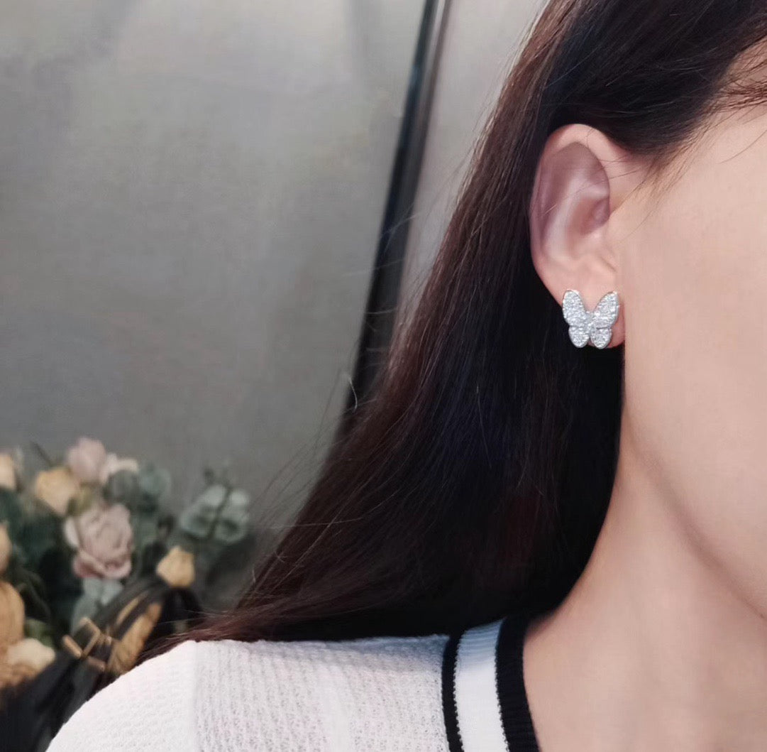 ¡®Star¡¯BUTTERFLY ALL DIAMOND EARRINGS