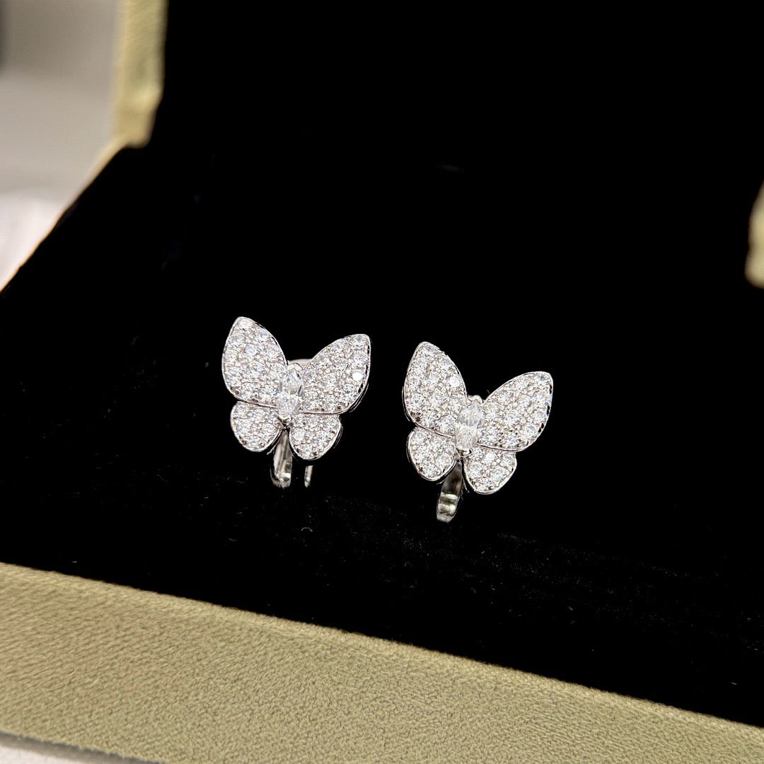 ¡®Star¡¯BUTTERFLY ALL DIAMOND EARRINGS