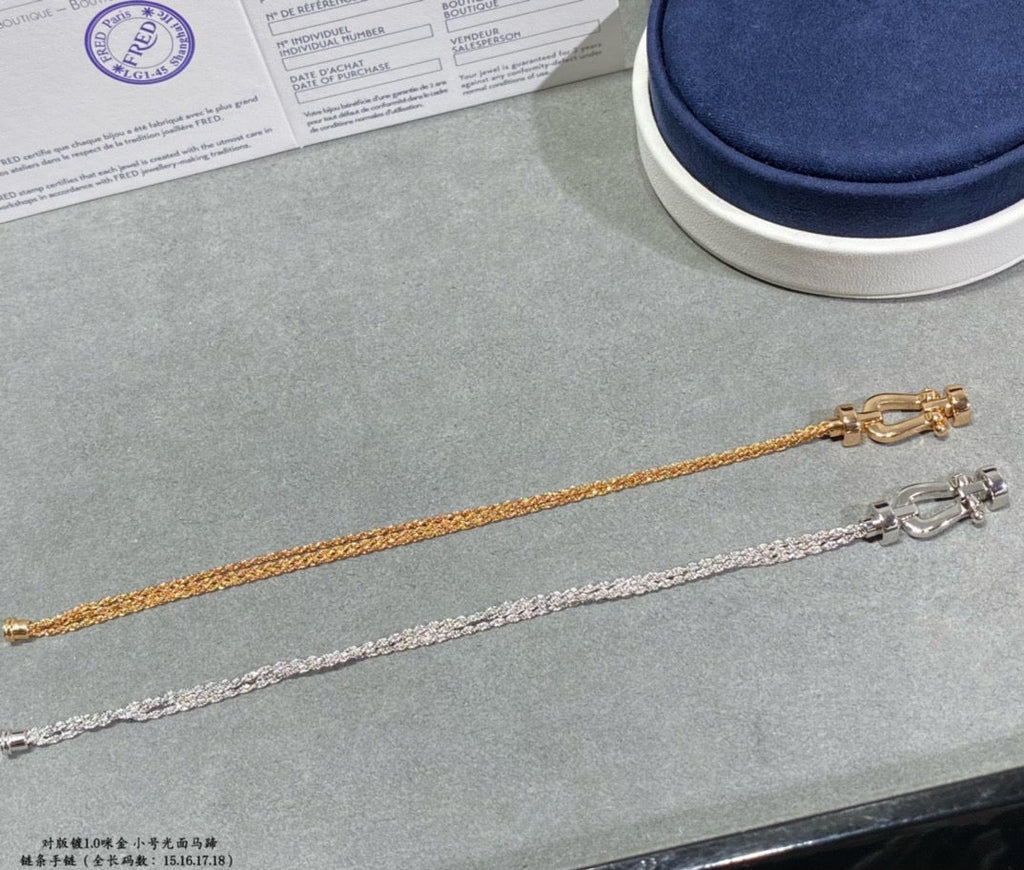 ¡®Star¡¯FORCE SMALL HORSESHOE  DIAMOND CHAIN ROPE BRACELET