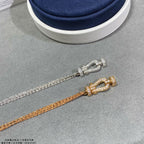 ¡®Star¡¯FORCE SMALL HORSESHOE  DIAMOND CHAIN ROPE BRACELET