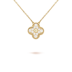 ¡®Star¡¯CLOVER 15MM DIAMOND SINGLE FLOWER NECKLACE