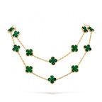 ¡®Star¡¯CLOVER 20 MOTIFS MALACHITE GOLD
