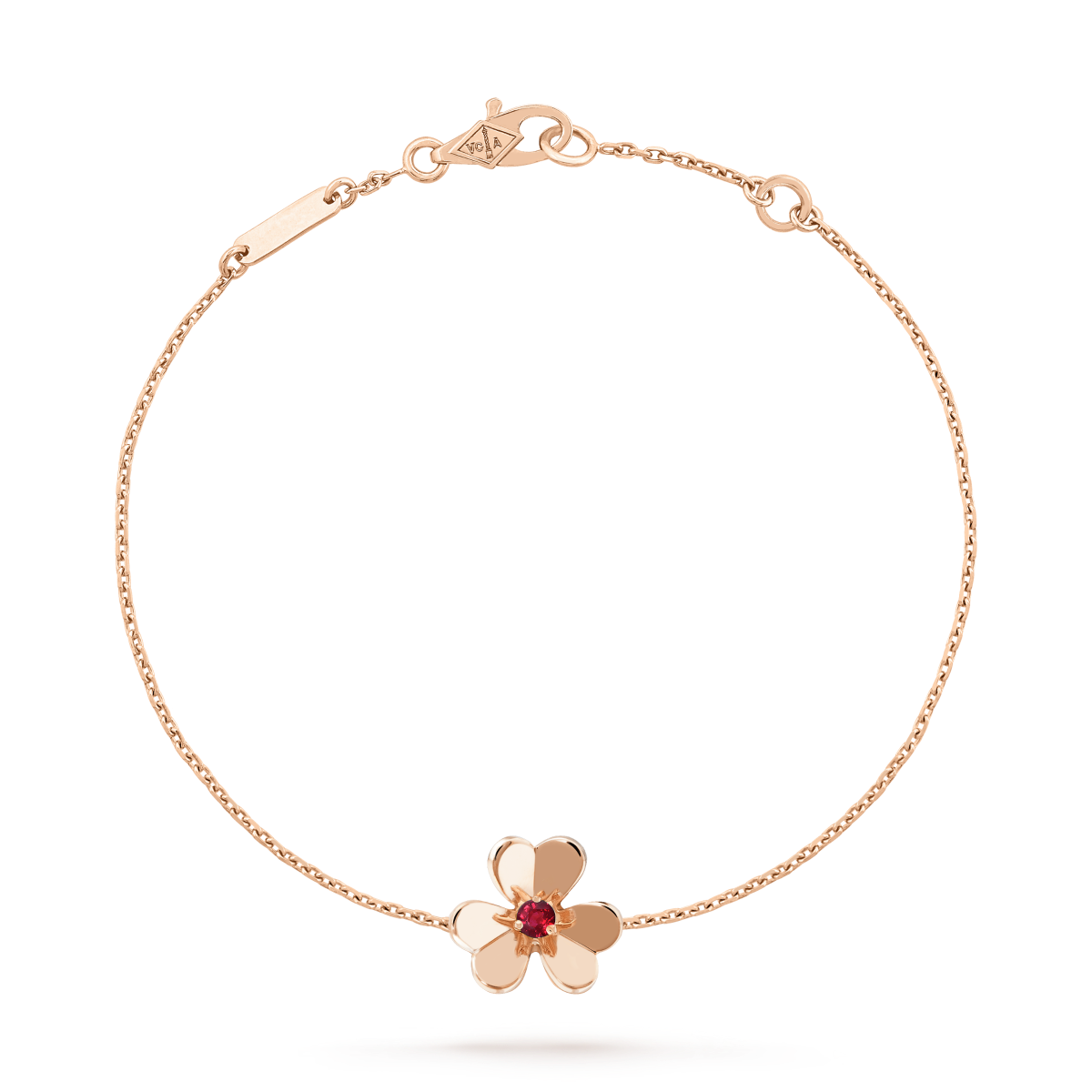 ¡®Star¡¯FRIVOLE GOLD FLOWER PINK MALACHITE BRACELET